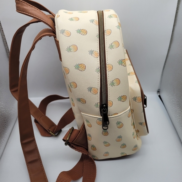 Stitch Pineapple MiniLoungefly Disney Lilo & Stitch Pineapple Mini Backpack Bag - Picture 3 of 13